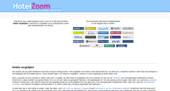 Desktop Screenshot of hotelzoom.nl