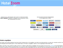 Tablet Screenshot of hotelzoom.nl